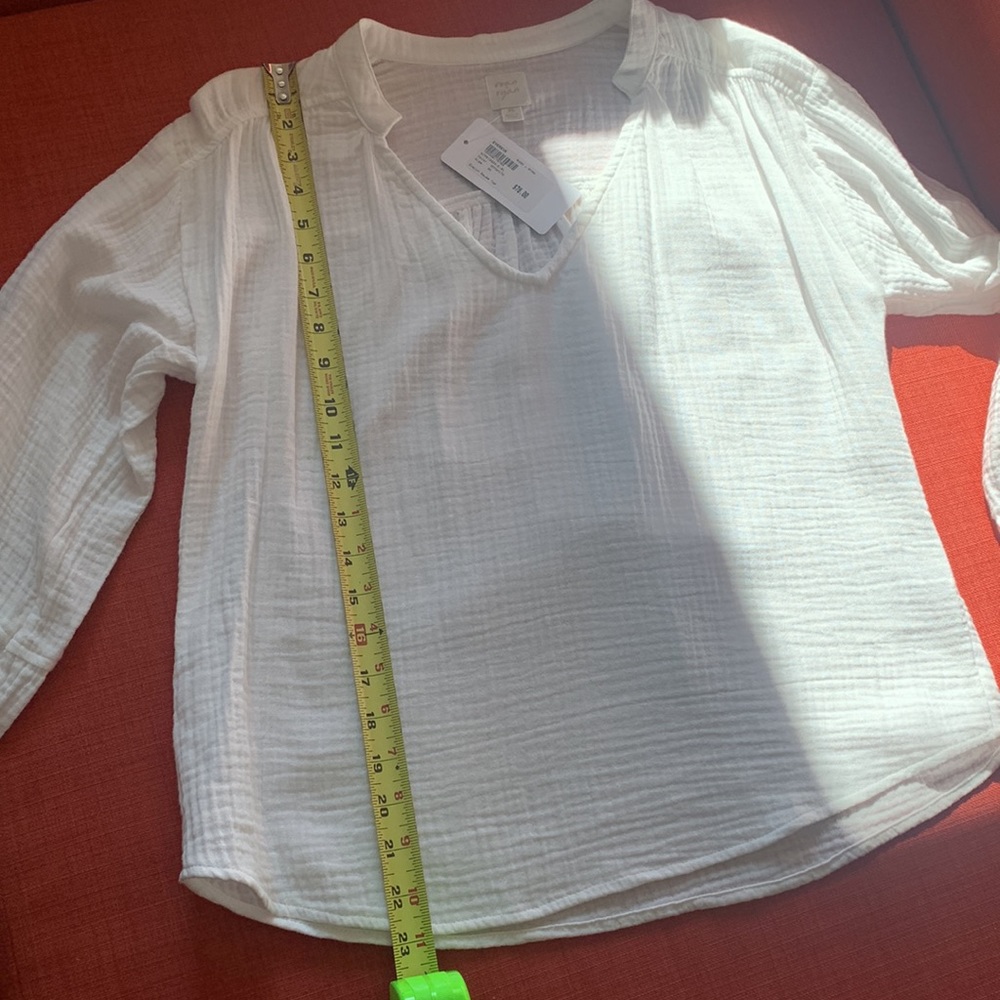 Roan+Ryan Evelyn Guaze Top NWT XS - Picture 7 of 13
